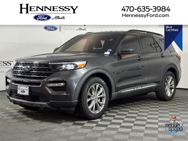 Gray (Magnetic) 2020 Ford Explorer SUV / Crossover Rear-Wheel Drive Automatic