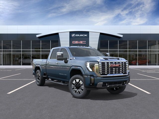 Downpour Metallic 2026 GMC Sierra 2500HD Denali Crew Cab 4WD Pickup Truck Four-Wheel Drive Automatic