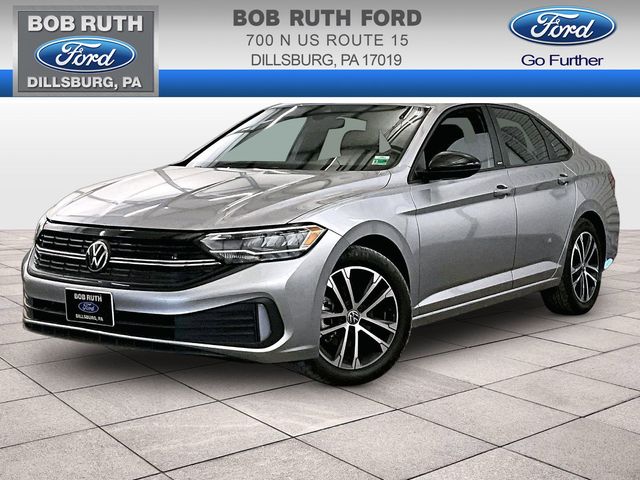 2024 Volkswagen Jetta 1.5T Sport Silver at Sutliff Volkswagen