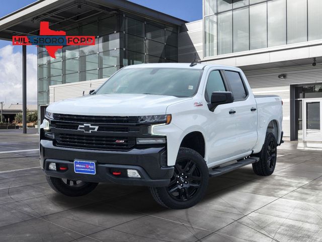 2021 Summit White Chevrolet Silverado 1500 LT Trail Boss 4X4 Truck