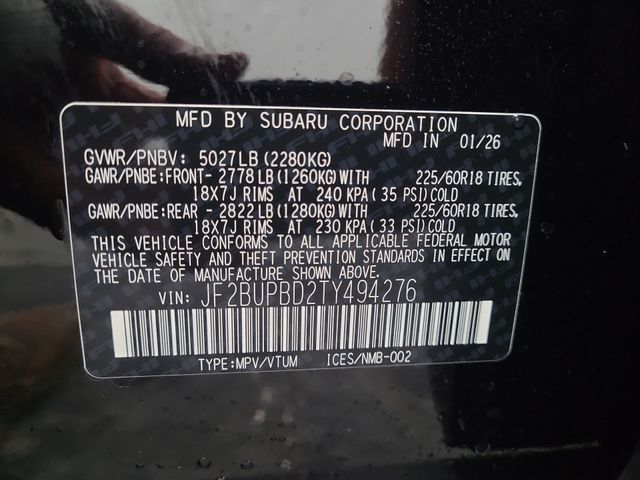 2026 – Subaru – Outback