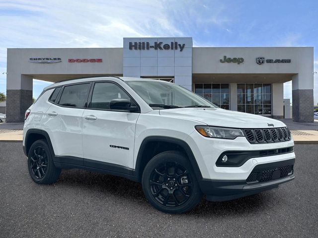 Bright White Clearcoat 2026 Jeep Compass Latitude 4WD SUV / Crossover Four-Wheel Drive 8-Speed Automatic