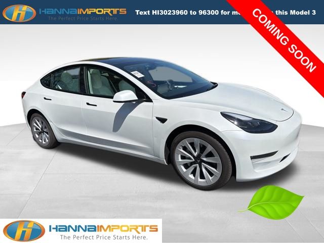 Pearl White Multi-Coat 2023 Tesla Model 3 Long Range AWD Sedan All-Wheel Drive 1-Speed Automatic