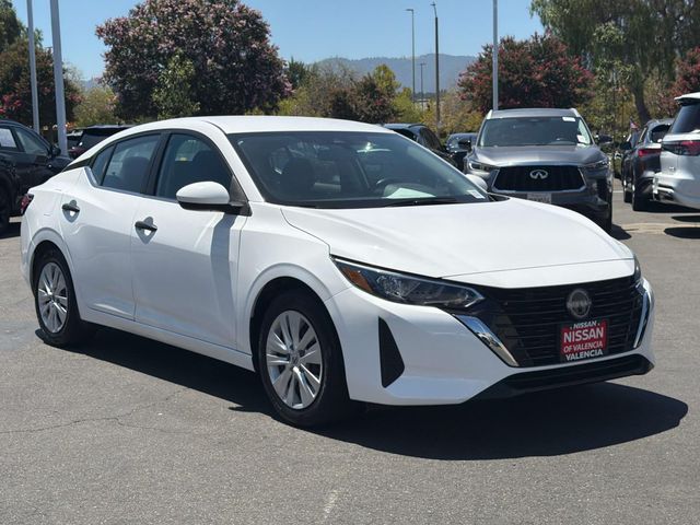 White (Fresh Powder) 2024 Nissan Sentra Sedan Front-Wheel Drive Continuously Variable Transmission