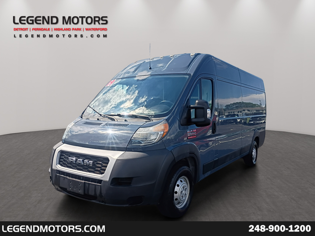 Blue 2019 RAM ProMaster Van Front-Wheel Drive 6-Speed Automatic