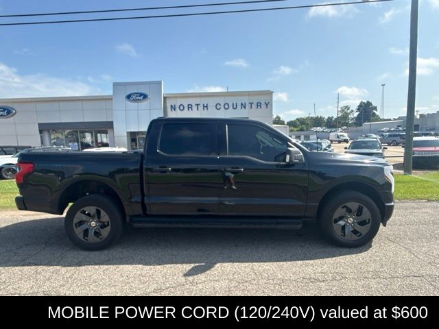 Black Metallic 2025 Ford F-150 Lightning Pickup Truck All-Wheel Drive Automatic