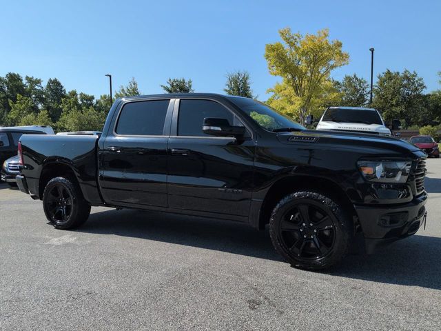 Diamond Black Crystal Pearlcoat 2021 RAM 1500 Pickup Truck Four-Wheel Drive 8-Speed Automatic