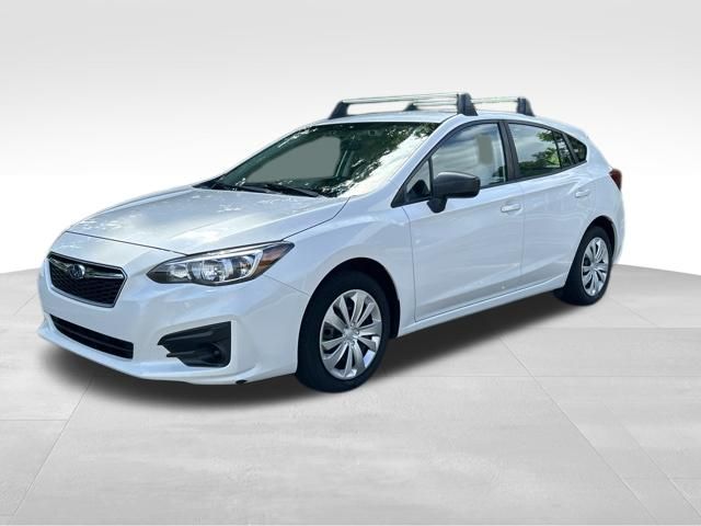 Crystal White Pearl 2019 Subaru Impreza Hatchback All-Wheel Drive Continuously Variable Transmission