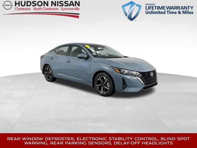 2025 Atlantic Gray Metallic Nissan Sentra SV FWD Sedan