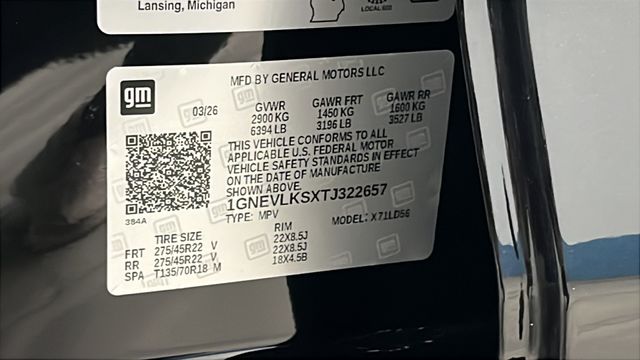 New 2026 Mosaic Black Metallic Chevrolet RS image 28