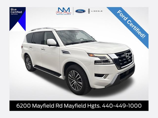 Aspen White 2024 Nissan Armada SUV / Crossover Four-Wheel Drive 7-Speed Automatic