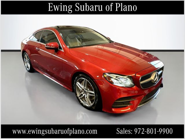 designo Cardinal Red Metallic 2018 Mercedes-Benz E-Class Coupe Rear-Wheel Drive 9-Speed Automatic