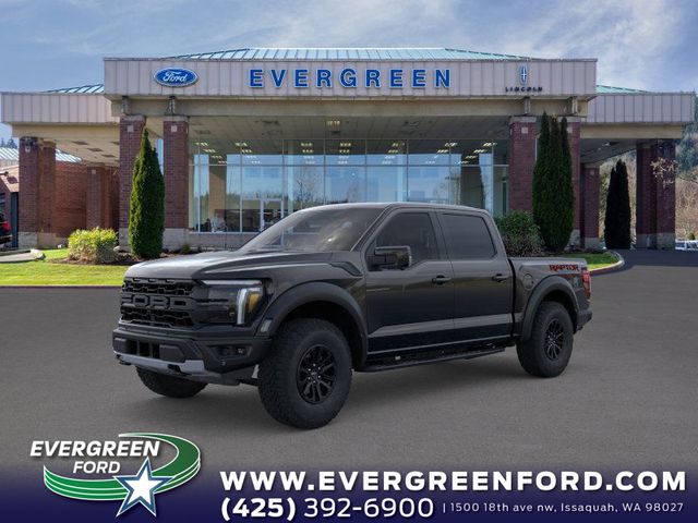 Agate Black Metallic 2026 Ford F-150 Raptor SuperCrew 4WD Pickup Truck Four-Wheel Drive Automatic