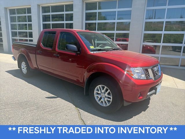 Cayenne Red 2016 Nissan Frontier SV Crew Cab 4WD Pickup Truck Four-Wheel Drive 5-Speed Automatic Overdrive