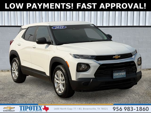 Summit White 2021 Chevrolet Trailblazer LS FWD SUV / Crossover Front-Wheel Drive Continuously Variable Transmission