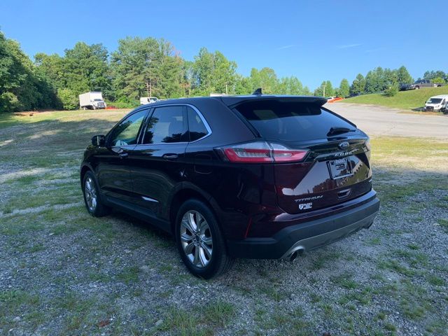 Certified Used 2022 Red Ford Titanium image 6