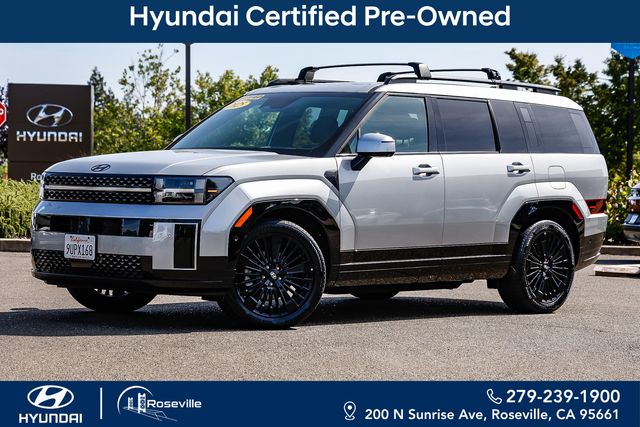 Shimmering Silver 2025 Hyundai Santa Fe Hybrid SUV / Crossover All-Wheel Drive 6-Speed Automatic