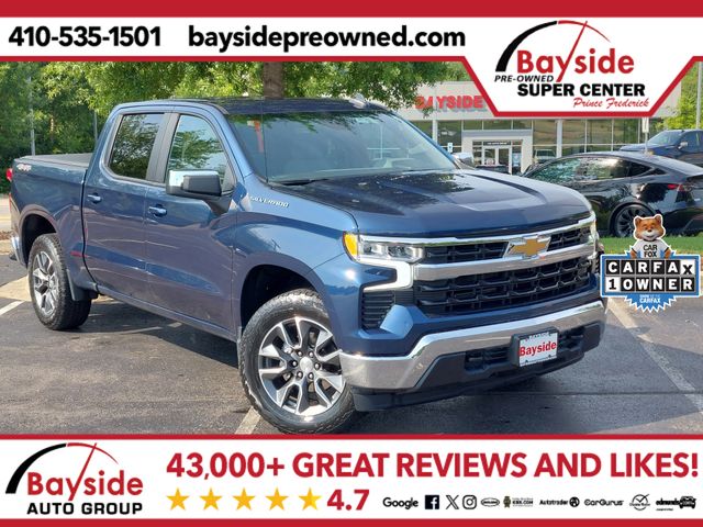 Northsky Blue Metallic 2023 Chevrolet Silverado 1500 Pickup Truck Four-Wheel Drive 8-Speed Automatic