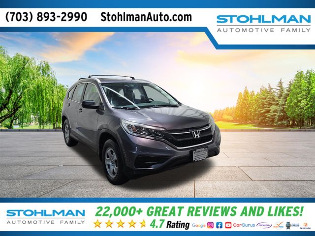 Gray 2016 Honda CR-V LX FWD SUV / Crossover Front-Wheel Drive Continuously Variable Transmission
