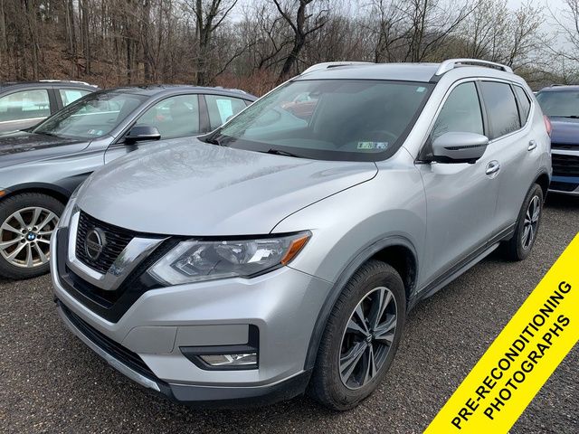 Brilliant Silver Metallic 2019 Nissan Rogue SV AWD SUV / Crossover All-Wheel Drive Continuously Variable Transmission