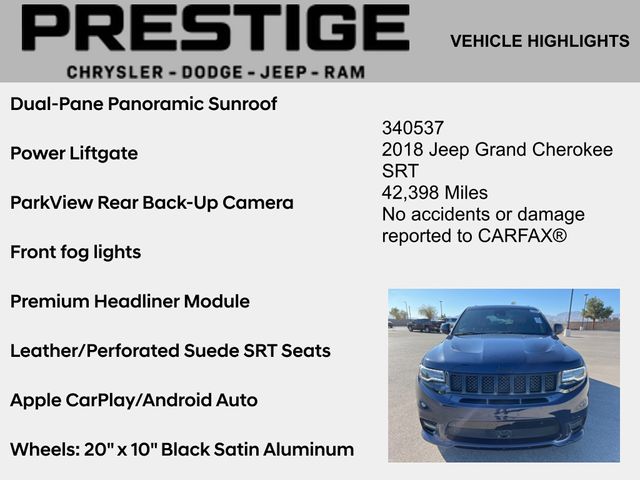 2018 Jeep Grand Cherokee SRT 4