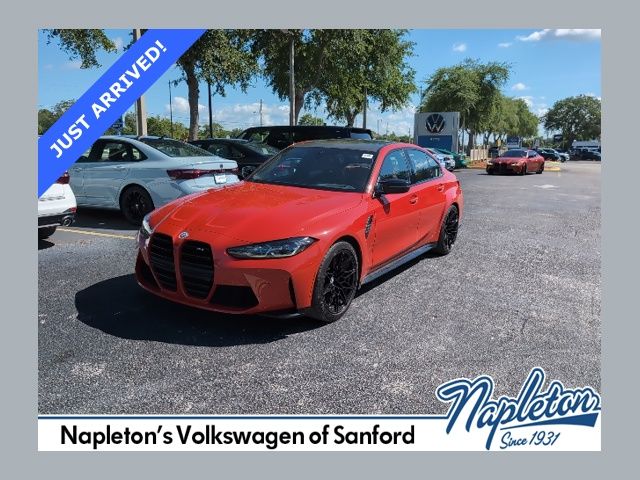 Red 2023 BMW M3 RWD Sedan Rear-Wheel Drive Manual
