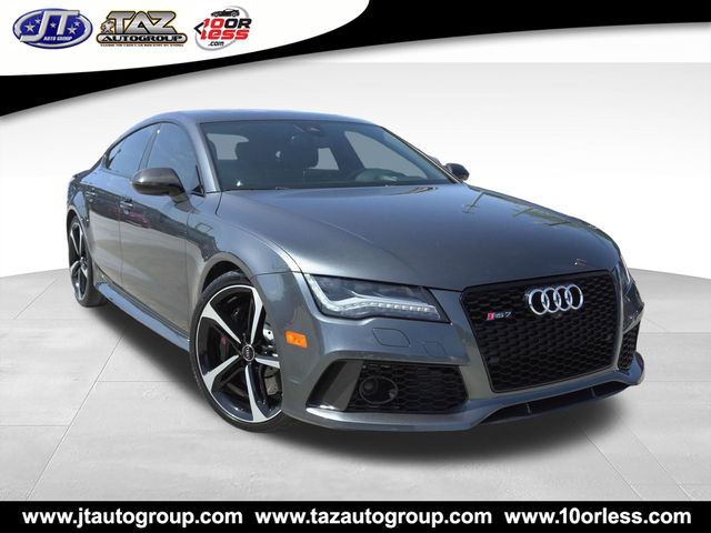 Gray 2015 Audi RS 7 Sedan All-Wheel Drive 8-Speed Automatic