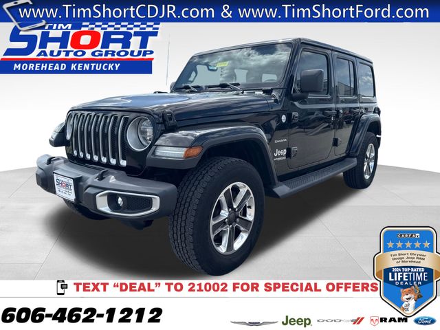 Black Clearcoat 2019 Jeep Wrangler Unlimited Sahara 4WD SUV / Crossover Four-Wheel Drive 8-Speed Automatic