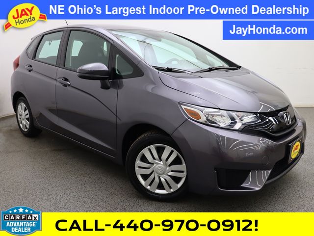 Alabaster Silver Metallic 2015 Honda Fit Hatchback Front-Wheel Drive Continuously Variable Transmission