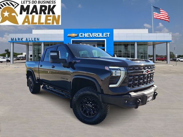 Black 2024 Chevrolet Silverado 2500HD Pickup Truck Four-Wheel Drive Automatic