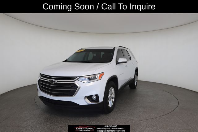 Summit White 2021 Chevrolet Traverse SUV / Crossover Four-Wheel Drive 9-Speed Automatic