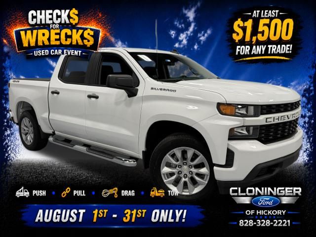 Summit White 2022 Chevrolet Silverado 1500 Pickup Truck Four-Wheel Drive 8-Speed Automatic