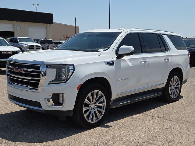 Summit White 2022 GMC Yukon SUV / Crossover Four-Wheel Drive