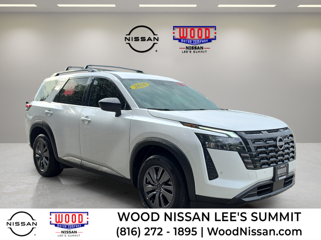 Everest White Pearl Tricoat 2026 Nissan Pathfinder SUV / Crossover All-Wheel Drive 9-Speed Automatic