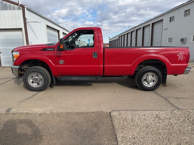 2011 Red Ford Super Duty F-250 SRW XL 4X4 Truck