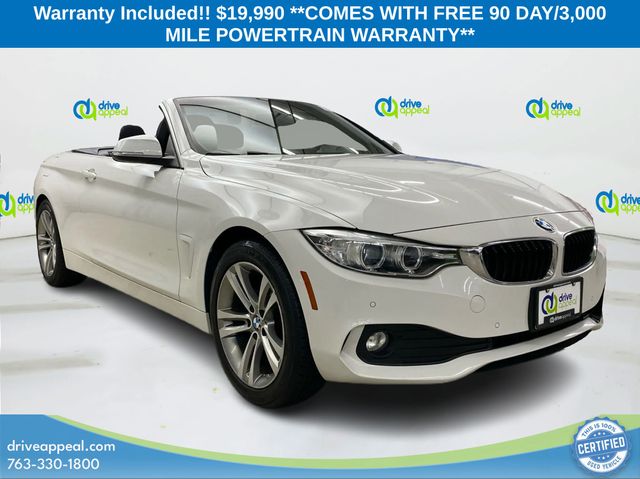 Alpine White 2017 BMW 4 Series Convertible All-Wheel Drive 8-Speed Automatic