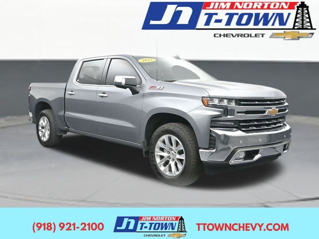Gray (Satin Steel Metallic) 2022 Chevrolet Silverado 1500 Pickup Truck Four-Wheel Drive 8-Speed Automatic