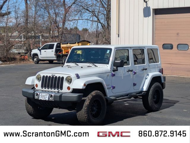 Bright White 2012 Jeep Wrangler Unlimited Sahara 4WD SUV / Crossover Four-Wheel Drive
