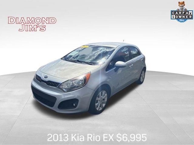 Brown (Silverstone Beige) 2013 Kia Rio EX Sedan Front-Wheel Drive 6-Speed Automatic