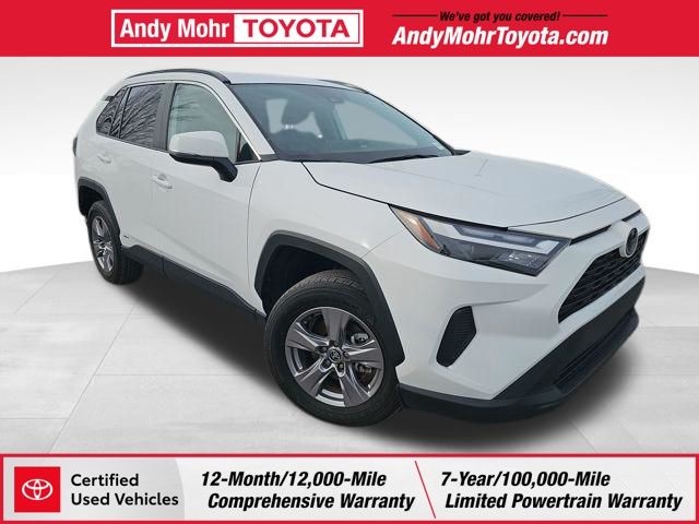 Ice Cap 2025 Toyota RAV4 Hybrid XLE AWD SUV / Crossover All-Wheel Drive Continuously Variable Transmission