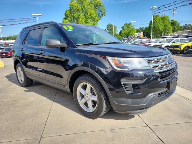 Shadow Black 2018 Ford Explorer Base SUV / Crossover Front-Wheel Drive 6-Speed Automatic