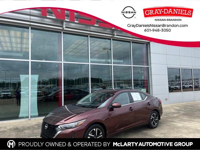 Rosewood Metallic 2025 Nissan Sentra Sedan Front-Wheel Drive Continuously Variable Transmission