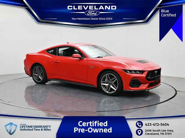 Race Red 2025 Ford Mustang Coupe Rear-Wheel Drive 6-Speed Manual
