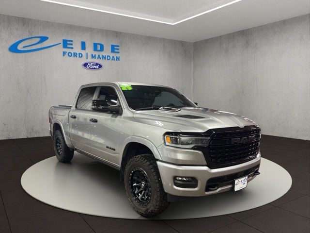 Billet Silver Metallic Clearcoat 2025 RAM 1500 Pickup Truck Four-Wheel Drive 8-Speed Automatic