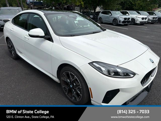 Alpine White 2025 BMW 2 Series Sedan All-Wheel Drive 7-Speed Automatic