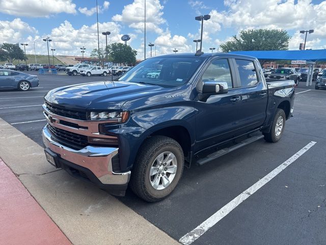 Northsky Blue Metallic 2020 Chevrolet Silverado 1500 LT Crew Cab 4WD Pickup Truck Four-Wheel Drive 8-Speed Automatic