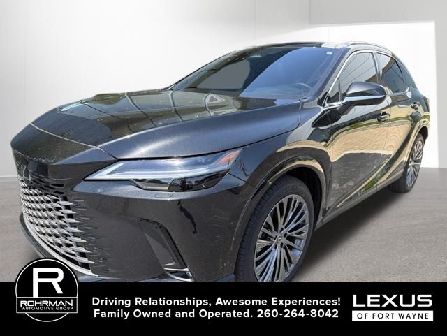 Black (Caviar) 2025 Lexus RX Hybrid 350h Luxury AWD SUV / Crossover All-Wheel Drive Continuously Variable Transmission