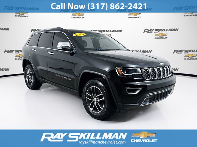 Diamond Black Crystal Pearlcoat 2018 Jeep Grand Cherokee Limited 4WD SUV / Crossover Four-Wheel Drive 8-Speed Automatic