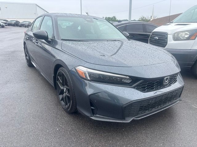Meteorite Gray Metallic 2026 Honda Civic Sedan Front-Wheel Drive Continuously Variable Transmission