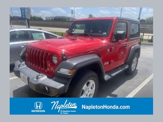 Firecracker Red Clearcoat 2019 Jeep Wrangler SUV / Crossover Four-Wheel Drive 8-Speed Automatic